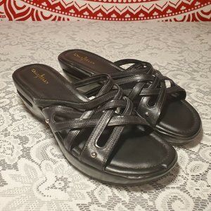 Cole Haan / Nike Air Sandal Wedge Leather - 9 B